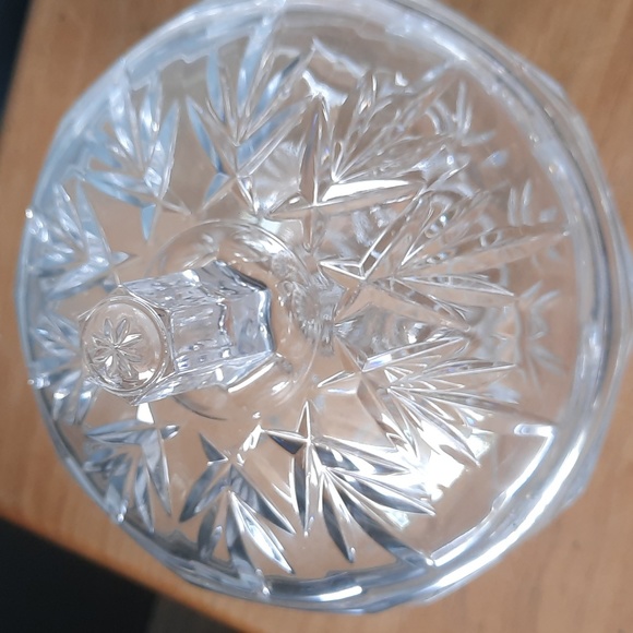 Vintage Apple-Shaped Crystal Cut Bowl With Lid - Picture 5 of 5